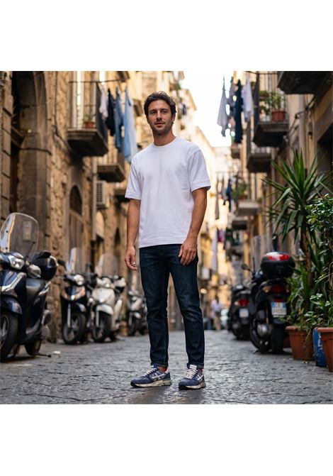 Paolo Pecora Milano Men's Loose Fit Cotton T-Shirt - Optical White PAOLO PECORA |  | F011 40951101